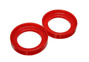 Honda Prelude Spring Isolators - Rear Front - Energy Suspension - Performance Polyurethane - Red - `92-`01